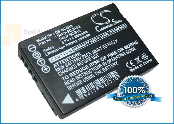 Аккумулятор CS-BCG10 для LEICA V-Lux 20 3,7V 890Ah Li-ion