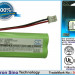 Аккумулятор CS-SX383CL для GP T382 2,4V 650Ah Ni-MH