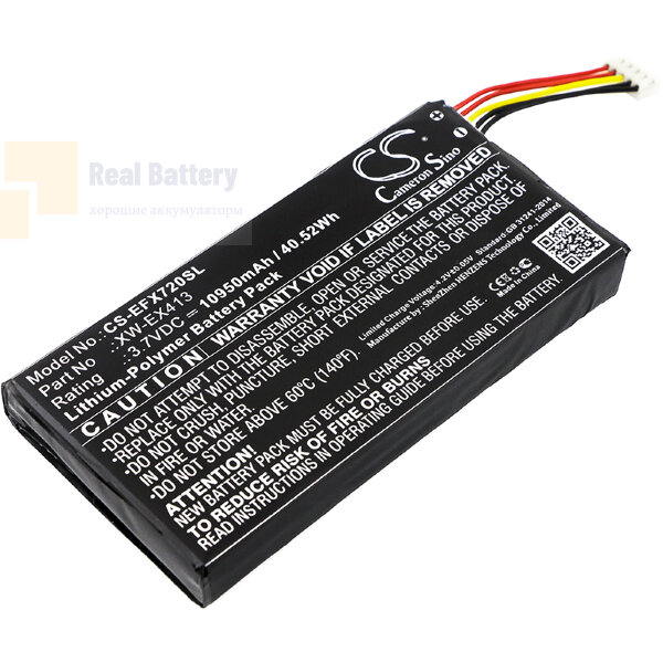 Аккумулятор CS-EFX720SL для EXFO MAX-710B 3,7V 10950Ah Li-Polymer