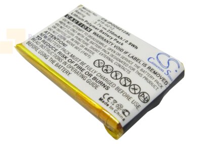 Аккумулятор CS-IPOD0212SL для Apple iPOD Shuffle 3,7V 250Ah Li-Polymer