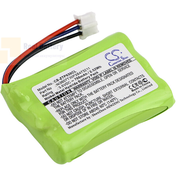 Аккумулятор CS-ZTP650CL для ZTE WP650 3,6V 700Ah Ni-MH