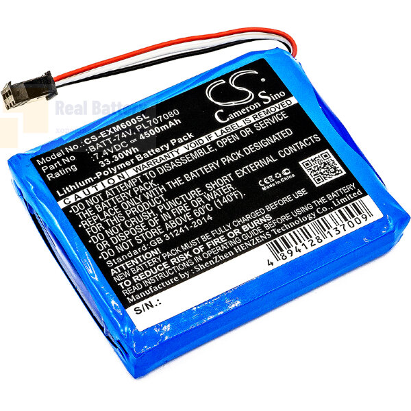 Аккумулятор CS-EXM600SL для Extech MS6000 7,4V 4500Ah Li-Polymer
