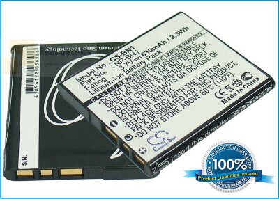 Аккумулятор CS-BN1 для Sony Cyber-shot DSC-T110P 3,7V 630Ah Li-ion