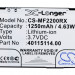Аккумулятор CS-MF2200RX для Novatel Wireless MiFi2200 3,7V 1250Ah Li-ion