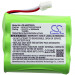 Аккумулятор CS-AWF720CL для AT&T WF720 3,6V 2000Ah Ni-MH
