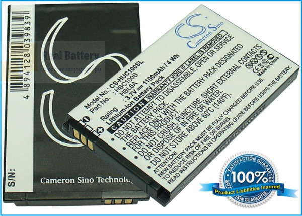 Аккумулятор CS-HUC100SL для Huawei C2600 3,7V 1100Ah Li-ion