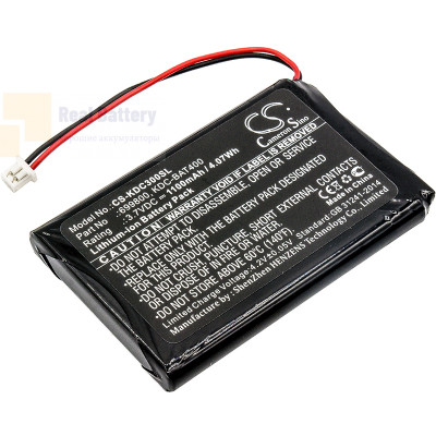 Аккумулятор CS-KDC300SL для KOAMTAC KDC30 3,7V 1100Ah Li-ion