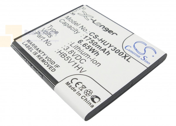 Аккумулятор CS-HUY300XL для Huawei Ascend G350 3,8V 1750Ah Li-ion