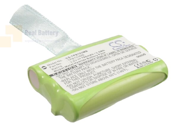 Аккумулятор CS-TPB103MB для Topcom Babytalker 1010 3,6V 700Ah Ni-MH