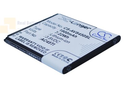 Аккумулятор CS-AVS450SL для Archos 45 Titanium 3,8V 1900Ah Li-ion