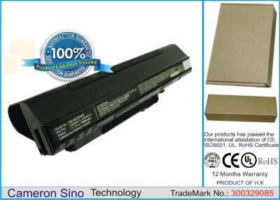 Аккумулятор CS-ACZG5XK для Acer Aspire One 531H 11,1V 7800mAh Li-ion