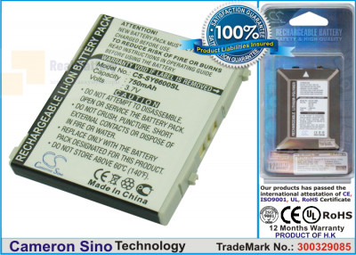 Аккумулятор CS-SY6600SL для Sanyo KATANA 6600 3,7V 750Ah Li-ion