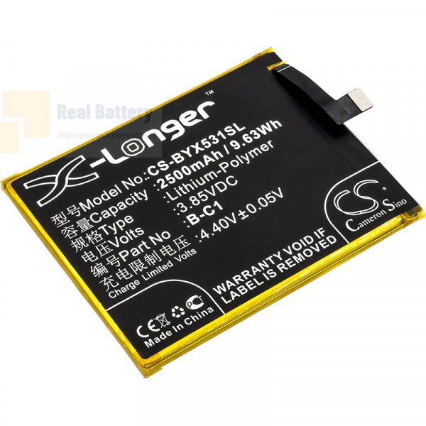 Аккумулятор CS-BYX531SL для BBK VIVO Y53 3,85V 2500Ah Li-Polymer