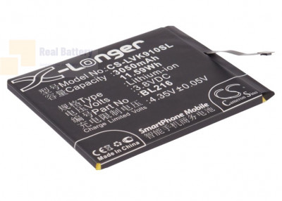 Аккумулятор CS-LVK910SL для Lenovo K910 3,8V 3050Ah Li-Polymer
