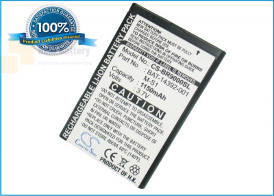 Аккумулятор CS-BR9000SL для AT&T Bold 3,7V 1150Ah Li-ion