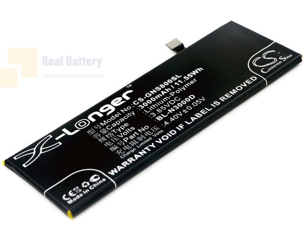 Аккумулятор CS-GNS800SL для GIONEE Elife S8 3,85V 3000Ah Li-Polymer