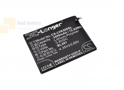 Аккумулятор CS-LVK500SL для Lenovo A7020a48 3,8V 3400Ah Li-Polymer