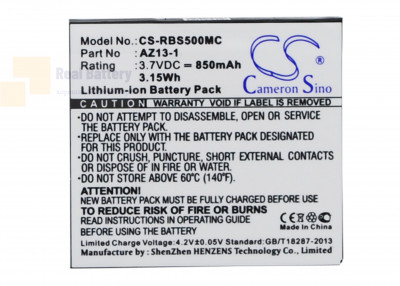 Аккумулятор CS-RBS500MC для Ambarella A7LS 3,7V 850Ah Li-ion