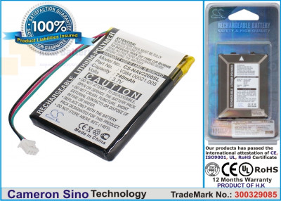 Аккумулятор CS-NAV2200SL для Navigon 2200 3,7V 800Ah Li-ion