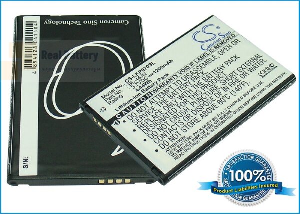 Аккумулятор CS-LKP970SL для Alltel AS855 3,7V 1200Ah Li-ion