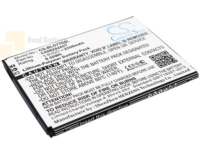Аккумулятор CS-BLD770SL для BLU D770U 3,8V 2500Ah Li-Polymer