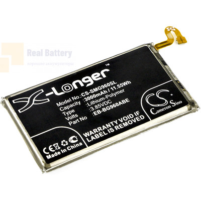 Аккумулятор CS-SMG960SL для Samsung Galaxy S9 3,85V 3000Ah Li-Polymer