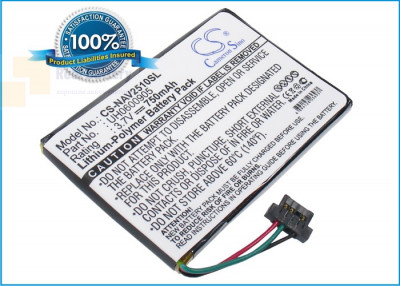 Аккумулятор CS-NAV2510SL для Navigon 2510 3,7V 750Ah Li-Polymer