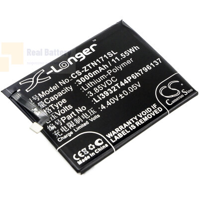 Аккумулятор CS-ZTN171SL для Nubia NX569H 3,85V 3000Ah Li-Polymer