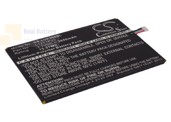 Аккумулятор CS-LVA300SL для Lenovo Ideapad A1000L-F60041 3,7V 3650Ah Li-Polymer
