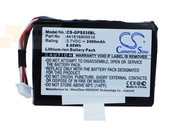 Аккумулятор CS-GPS535BL для Getac PS535E 3,7V 2400Ah Li-ion
