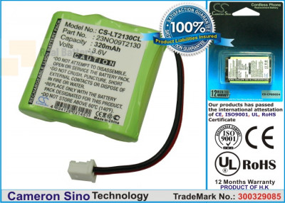 Аккумулятор CS-LT2130CL для MBO Dialon F10 3,6V 320Ah Ni-MH