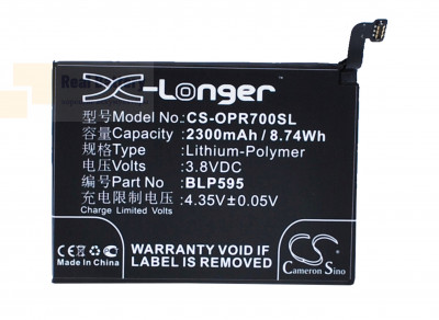 Аккумулятор CS-OPR700SL для OPPO R7 3,8V 2300Ah Li-Polymer