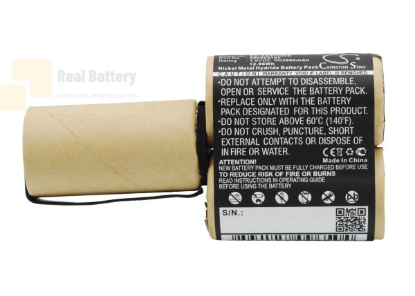 Аккумулятор CS-AG5103VX для AEG Elektrolux FM 3,6V 3600mAh Ni-MH