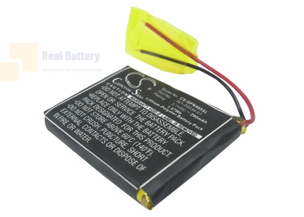 Аккумулятор CS-GFN405SL для Garmin Foretrex 401 3,7V 290Ah Li-Polymer