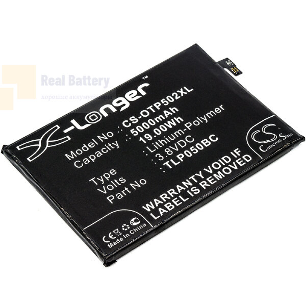 Аккумулятор CS-OTP502XL для Alcatel 5023F 3,8V 5000Ah Li-Polymer