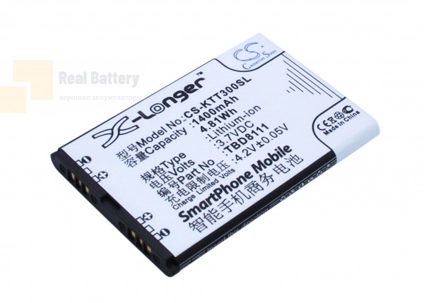 Аккумулятор CS-KTT300SL для K-Touch D5800 3,7V 1400Ah Li-ion