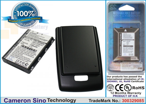 Аккумулятор CS-LAX380XL для LG AX380 3,7V 1700Ah Li-ion