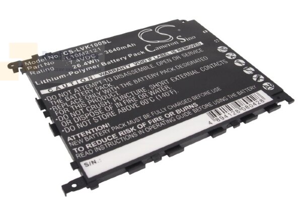 Аккумулятор CS-LVK100SL для Lenovo IdeaPad K1 7,4V 3640Ah Li-Polymer