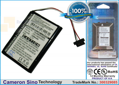 Аккумулятор CS-NAV5100SL для Navigon 5100 3,7V 1200Ah Li-ion