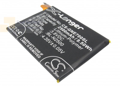 Аккумулятор CS-GNE700SL для BLU L259L 3,8V 2500Ah Li-Polymer