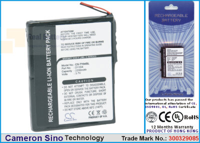Аккумулятор CS-TY04SL для Rio Karma 20GB 3,7V 2200Ah Li-ion