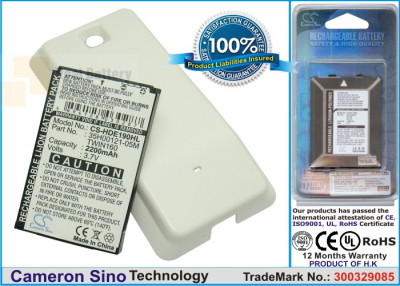 Аккумулятор CS-HDE190HL для T-Mobile G2 Touch 3,7V 2200Ah Li-ion