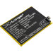Аккумулятор CS-BYX230SL для BBK V1809 3,85V 3300Ah Li-Polymer