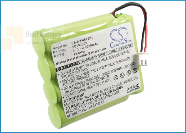 Аккумулятор CS-AXM510BL для Axalto 3W 6V 2000Ah Ni-MH
