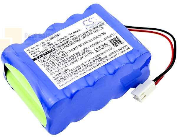 Аккумулятор CS-SWZ530MD для Smiths Corporation TOP-5300 12V 2000Ah Ni-MH
