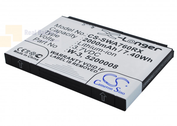 Аккумулятор CS-SWA760RX для Sierra Wireless Aircard 760 3,7V 2000Ah Li-ion