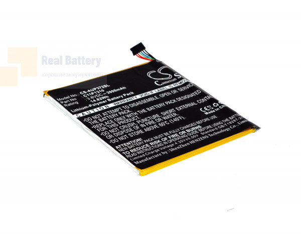 Аккумулятор CS-AUP372SL для Asus Fonepad 7 3,8V 3900Ah Li-Polymer