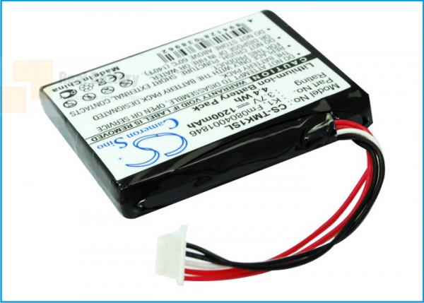 Аккумулятор CS-TMK1SL для TomTom One XL HD Traffic 3,7V 1200Ah Li-ion