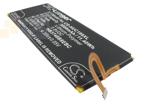 Аккумулятор CS-HUC199XL для Huawei Ascend G7 3,8V 3000Ah Li-Polymer