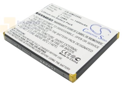 Аккумулятор CS-GM220SL для Archos Gmini 220 3,7V 1400Ah Li-ion